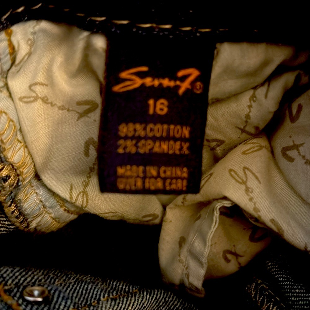 Women's Vintage’s Seven7 Blue Jeans - Picture 12 of 12